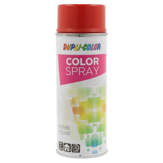 Vopsea spray decorativă DUPLI-COLOR Color Spray, RAL 3000 roșu foc lucios, 400ml