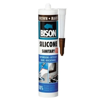 BISON Silicon Sanitar, 280ml, maro