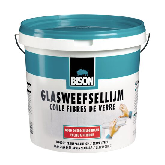  BISON Adeziv pentru tapet fibră de sticlă, 10kg 