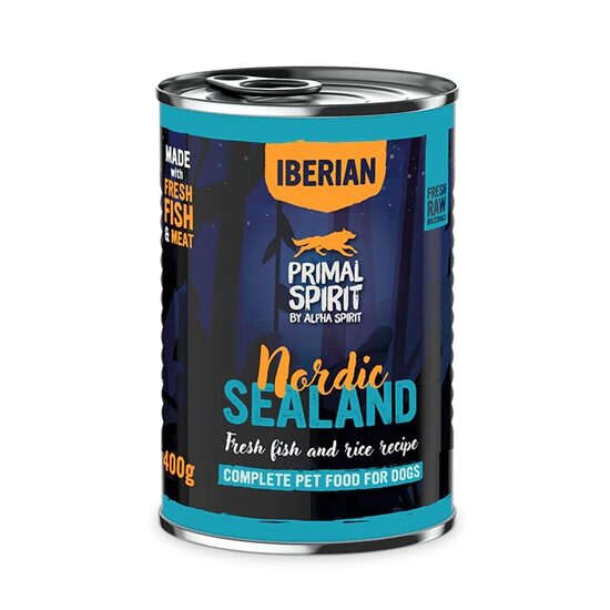 Primal Spirit Nordic Sealand Hrană umedă pentru câine, cu porc și pește, 400g