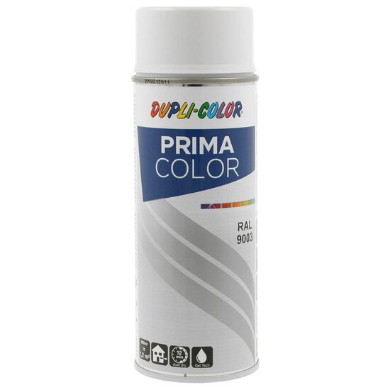 Vopsea spray acrilică DUPLI-COLOR PRIMA COLOR RAL9003 alb semnal