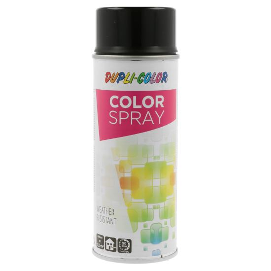 Vopsea spray decorativă DUPLI-COLOR Color Spray, RAL 9005 negru lucios