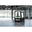 Nivelă cu laser verde KAPRO, 870G, 2 linii, rezistentă la apă IP65