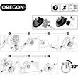 Cap Trimmer Oregon, Tap and Go 109mm