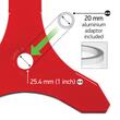 Cuțit trimmer universal Oregon, 3 dinți, 255mm