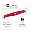 Cuțit trimmer universal Oregon, 2 dinți, 300mm x 4 mm