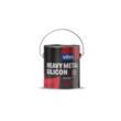 Email alchidic siliconat metalizat VITEX Heavy Metal Silicon, 740 Argintiu, 375ml
