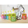 Adeziv colorat cu particule de sclipici UHU Glitter Glue, galben, 90g 