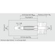 Diblu universal MEA, cu guler, MZK, 8x48mm, 90buc