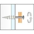 Diblu nylon tip melc MEA, GKD, pentru gips-carton, 50buc