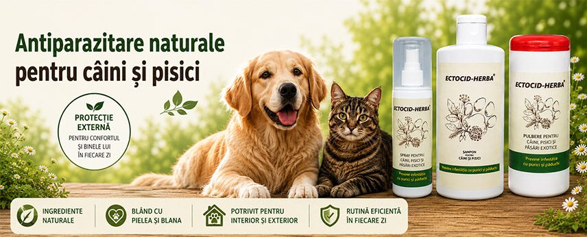 Antiparazitare naturale pentru câini și pisici: alternative eficiente la soluțiile chimice
