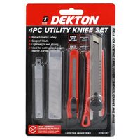 Set 2 cuttere DEKTON, 18mm și 9mm, 6 lame rezervă 