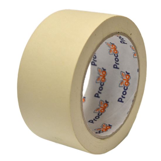 Bandă de mascare 50°C PROCOLOR, 38mmx40m