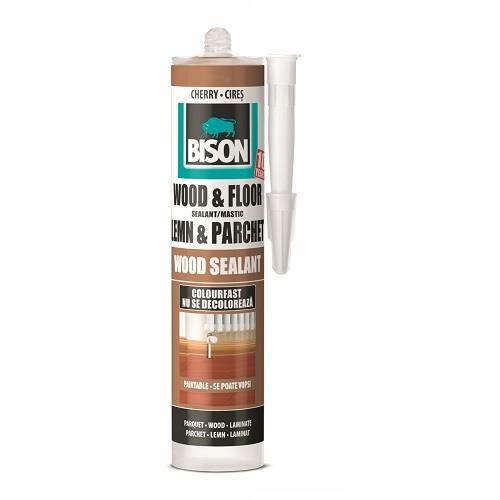 Mastic pentru lemn BISON Wood Sealant, 300ml, cireș