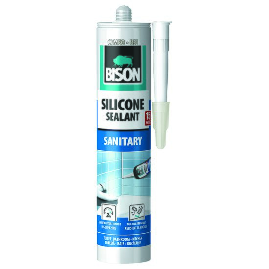 Silicon Sanitar BISON, 280ml, bej