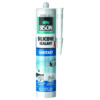 Silicon Sanitar BISON, 280ml, alb 