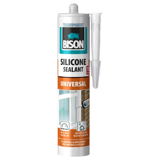 Silicon Universal BISON, transparent, 280ml