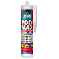 Adeziv și etanșeizant rapid BISON Poly Max High Tack Crystal Express, transparent, 300g