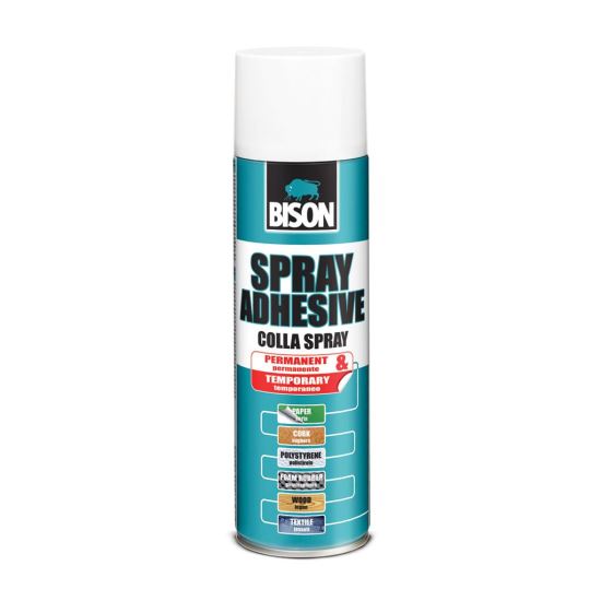 Adeziv de contact pulverizabil BISON Spray Adhesive, 200ml