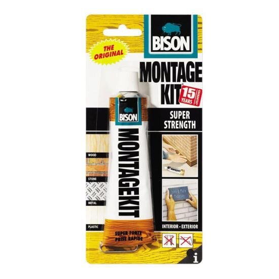 Adeziv pentru construcții BISON Montagekit Super Strength, 125g, blister