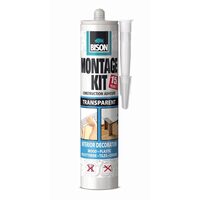 Adeziv pentru construcții BISON Montagekit, transparent, 310g