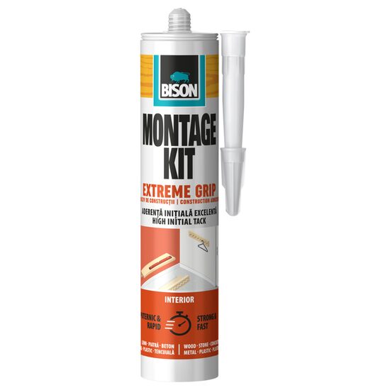Adeziv pentru construcții BISON Montage Kit Extreme Grip, 370g