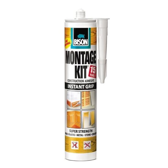 Adeziv pentru construcții BISON Montage Kit Instant Grip, 350g