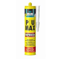 Adeziv poliuretanic monocomponent pentru lemn BISON PU Max Timber Express, 310ml