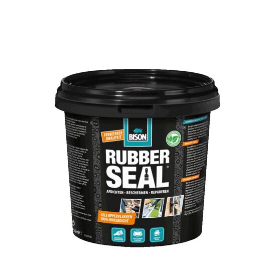 Hidroizolație pe bază de cauciuc și polimer pentru etanșare, protecție și reparare BISON Rubber Seal, 750ml