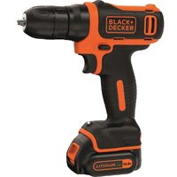 Mașină de înșurubat și găurit cu acumulator BLACK&DECKER BDCD12-QW, 1.5Ah, 10.8V
