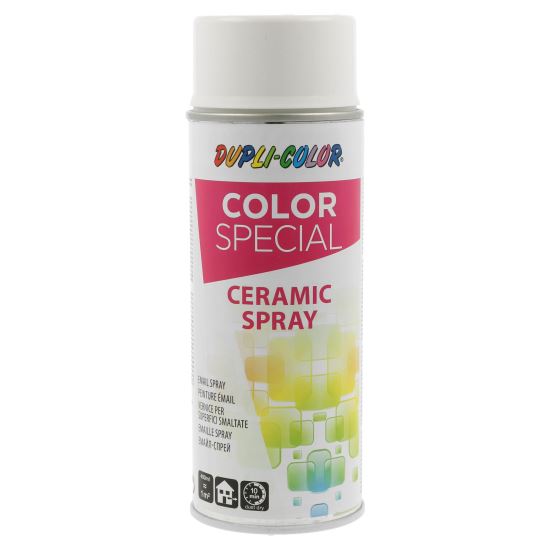 Vopsea spray pentru suprafețe emailate DUPLI-COLOR Color Spray Enamel, alb, 400ml