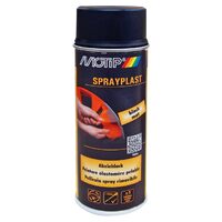 Vopsea spray tunning folie detașabilă MOTIP Sprayplast, 400ml, negru mat