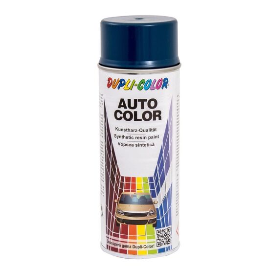Vopsea spray retuș auto nemetalizată DUPLI-COLOR Dacia, albastru capri, 350ml