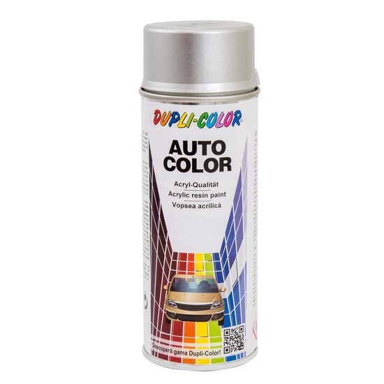 Vopsea spray retuș auto metalizată DUPLI-COLOR Dacia, argintiu stelar, 350ml