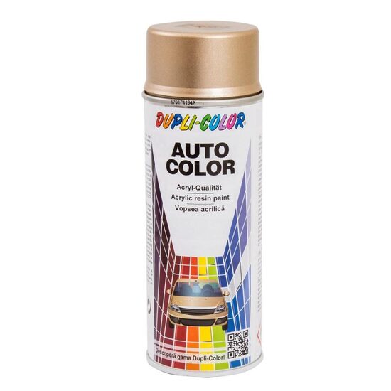 Vopsea spray retuș auto metalizată DUPLI-COLOR Dacia, bej stelar, 350ml