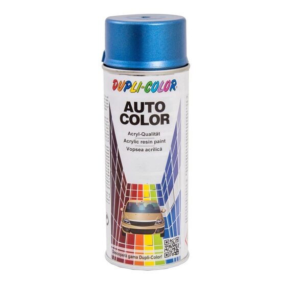 Vopsea spray retuș auto metalizată DUPLI-COLOR Dacia, albastru sideral, 350ml