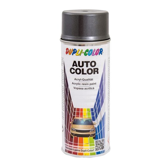 Vopsea spray retuș auto metalizată DUPLI-COLOR Dacia, gri metal, 350ml