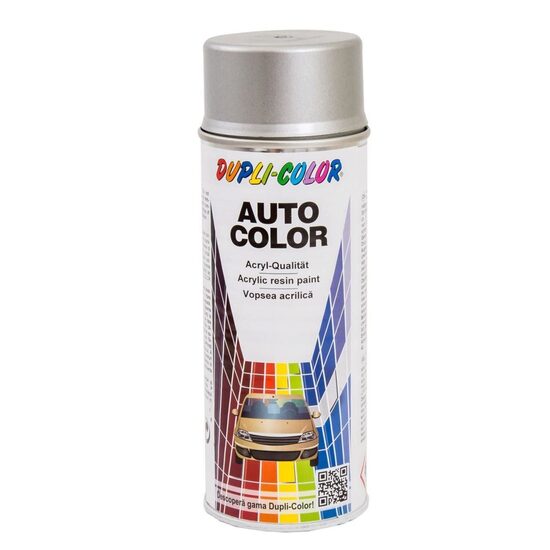 Vopsea spray retuș auto metalizată DUPLI-COLOR Dacia, argintiu diamant, 350ml