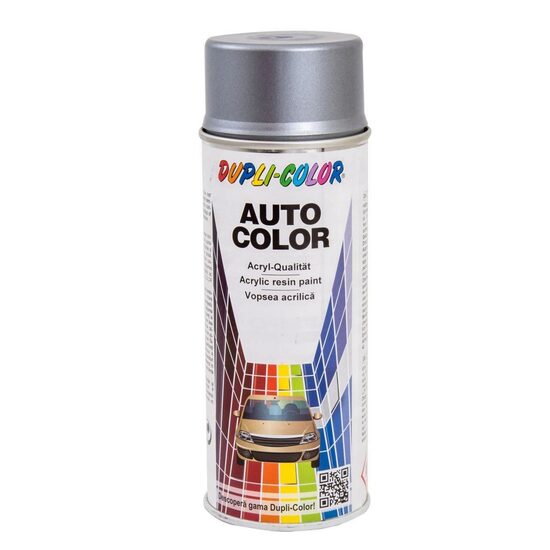 Vopsea spray retuș auto metalizată DUPLI-COLOR Dacia, gri cuarț, 350ml