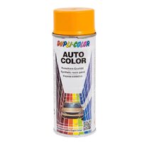 Vopsea spray retuș auto nemetalizată DUPLI-COLOR Dacia Logan, galben sport, 350ml