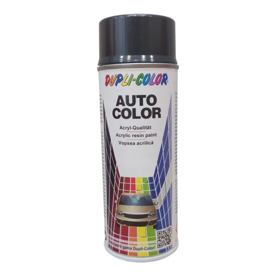Vopsea spray retuș auto metalizată DUPLI-COLOR Dacia Logan, gri comete, 350ml