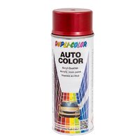 Vopsea spray retuș auto metalizată DUPLI-COLOR Dacia Logan, roșu foc, 350ml
