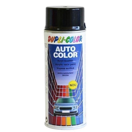 Vopsea spray retuș auto metalizată DUPLI-COLOR Skoda, negru magic 9910,350ml