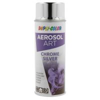 Vopsea spray decorativă DUPLI-COLOR AEROSOL ART Chrome Silver, crom argintiu, 400ml