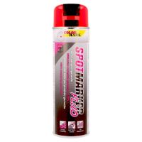 Vopsea spray pentru marcaje industriale COLORMARK Spotmarker, 500ml, roșu fluorescent