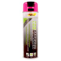 Vopsea spray pentru marcaje temporare COLORMARK Ecomarker, 500ml, roz fluorescent