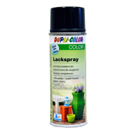 Vopsea spray decorativă DUPLI-COLOR Lackspray, sintetică, negru, 200ml