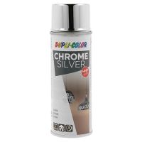 Vopsea spray decorativă efect crom argintiu DUPLI-COLOR Chrome Silver, 200ml