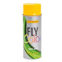 Vopsea spray decorativă FLY COLOR, RAL 1023 galben trafic, 400ml