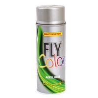 Vopsea spray decorativă FLY COLOR, RAL 9006 argintiu, 400ml